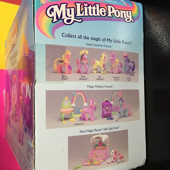 MY LITTLE PONY G2 NWT VTG 1997 GARDEN PLAYCASE w/ACCESSORIES ORIGINAL BOX RARE - Picture 8 of 10